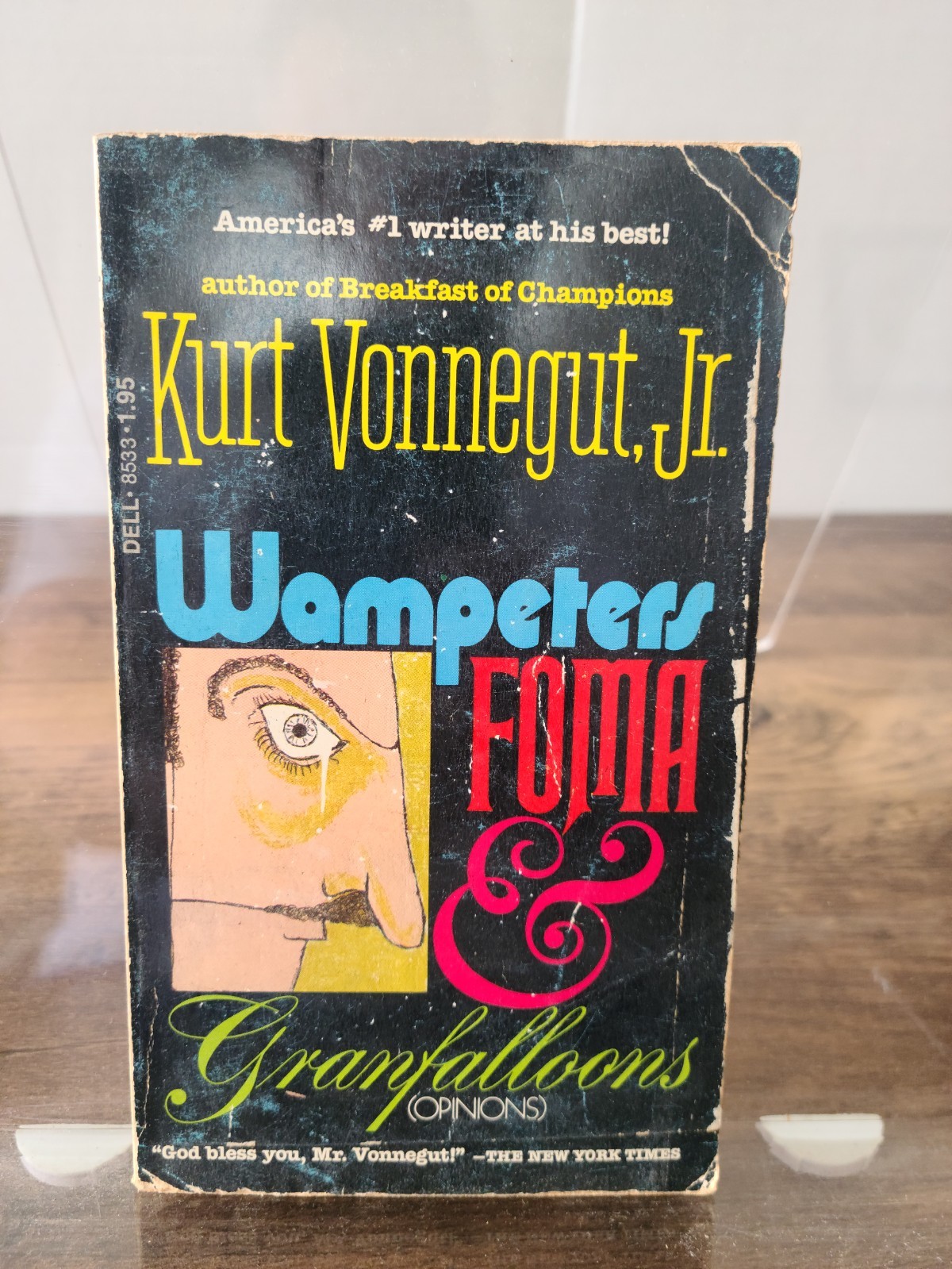 Wampeters, Foma, & Granfalloons (Opinions) Kurt Vonnegut, Jr 1976 1st Dell PB