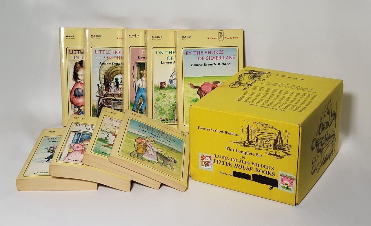 1971 Little House on the Prairie Book Box Set Paperback Laura Ingalls Wilder