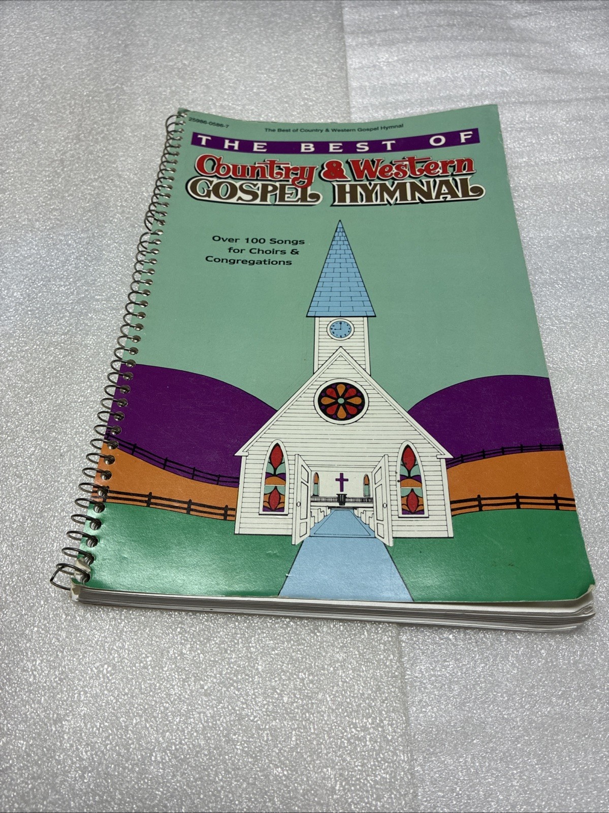 The Best Of Country And Western Gospel Hymnal 1993 Vtg Songbook Spiral Christian