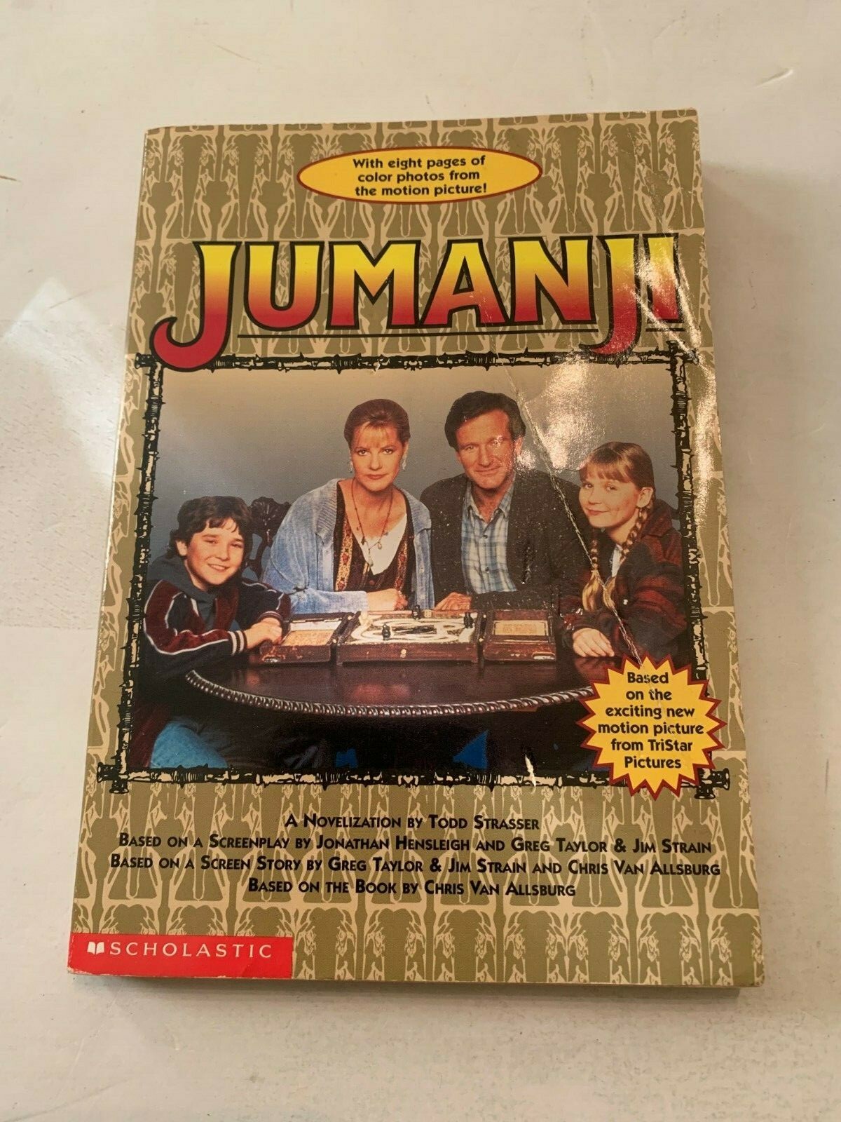 1995 Jumanji by Todd Strasser Scholastic Softcover