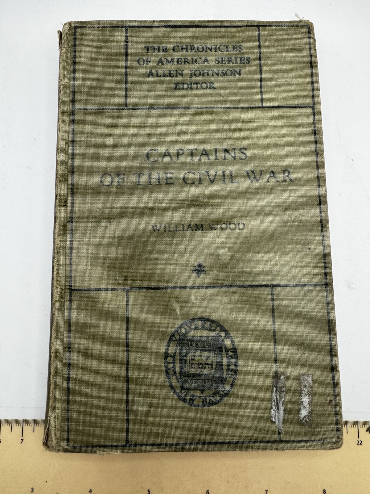 Chronicles of America Series Captains of the Civil War by William Wood hb/1921