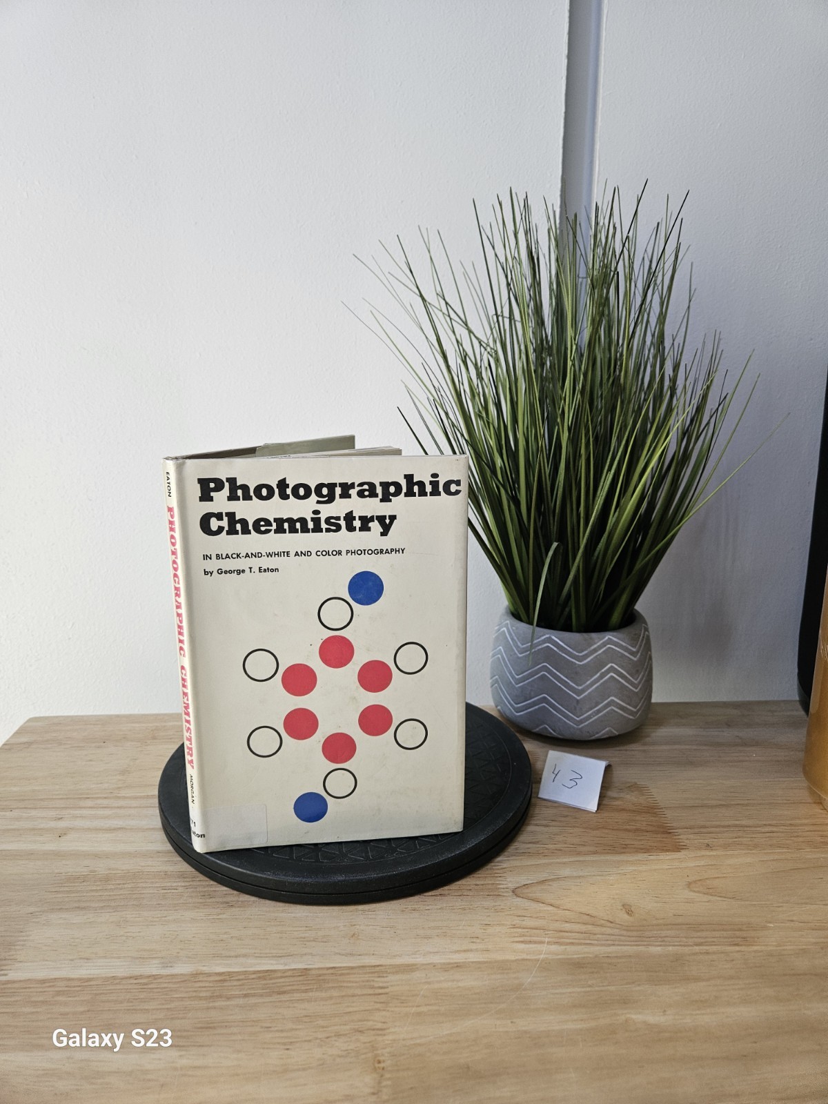Photographic Chemistry George T Eaton 1965 Hardcover Dust Jacket Morgan & Morgan