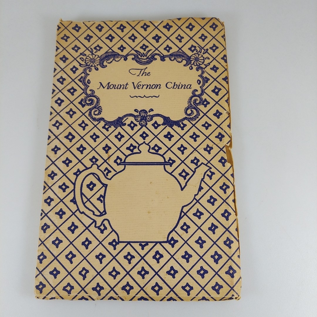 The Mount Vernon China An Illustrated Catalog With Historical Notes 1949 PB