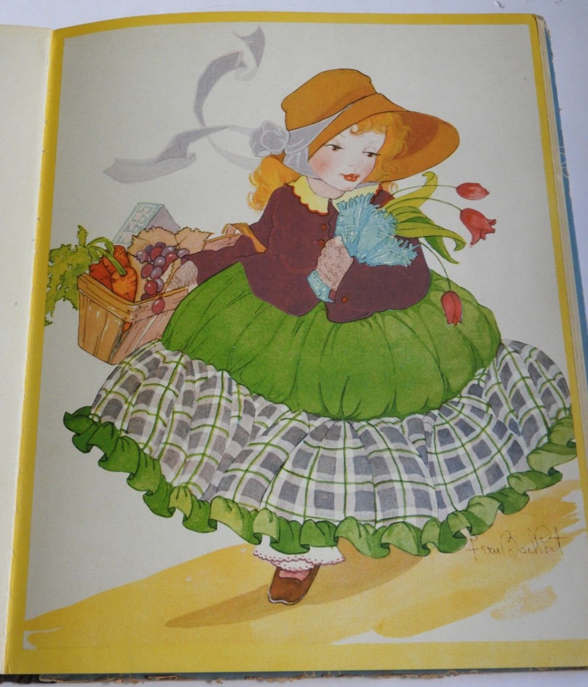 Fern Bisel Peat Round the Mulberry Bush Children’s Book McNeil HC Vintage 1933
