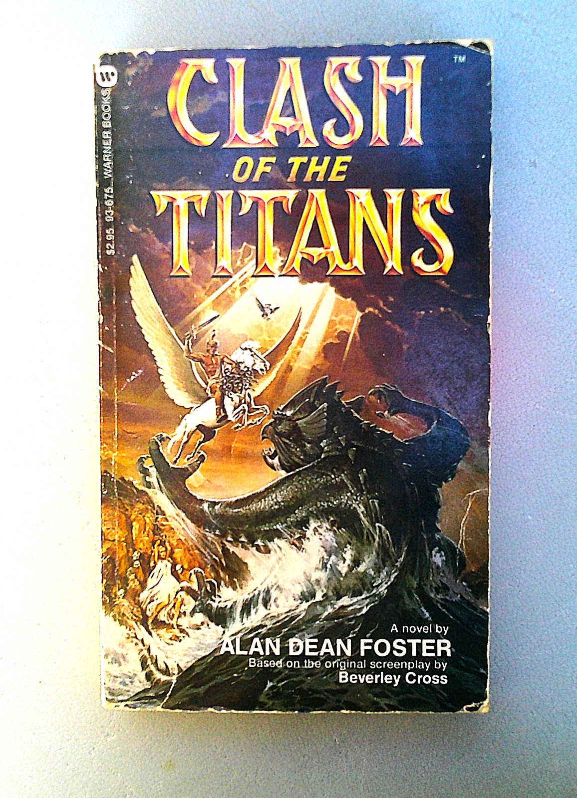 „Clash of the Titans“ by Alan Dean Foster. PB UNREAD Movie Tie-In. Photos. Nice.