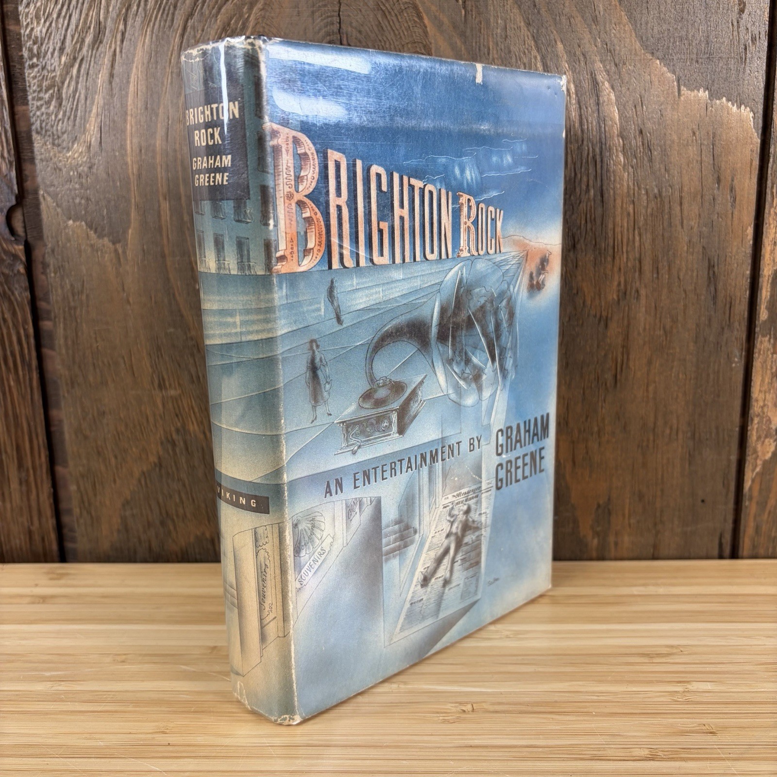 Graham Greene BRIGHTON ROCK Viking Press 1938 FIRST U.S. Edition HCDJ