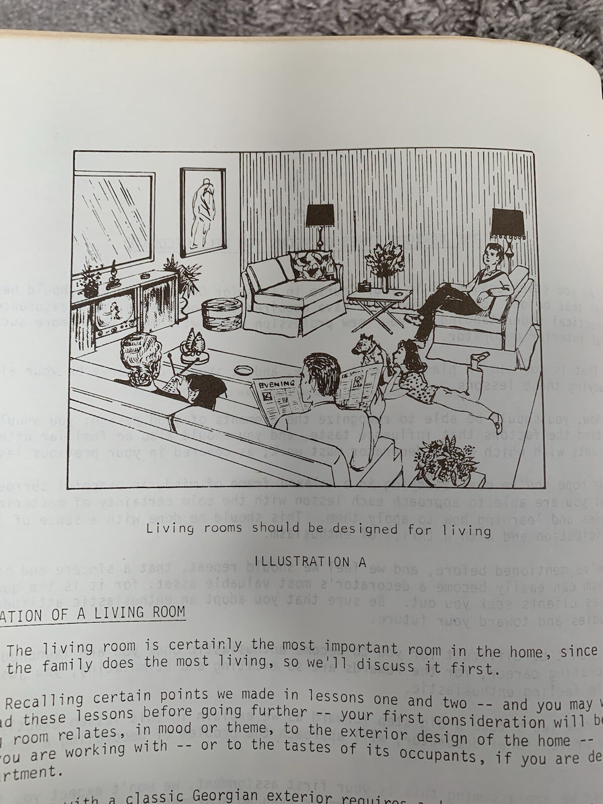 Vintage 1968 Interior Decorating Course Harvey Emerson Lessons 1 to 15 – NY FIT