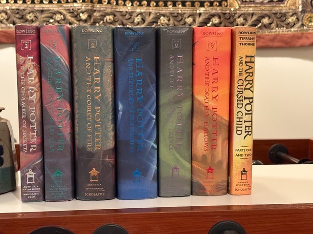 HARRY POTTER *Years 2 – 6* plus Cursed Child, all 7 vols HC/DJ/1st Eds/NEAR FINE