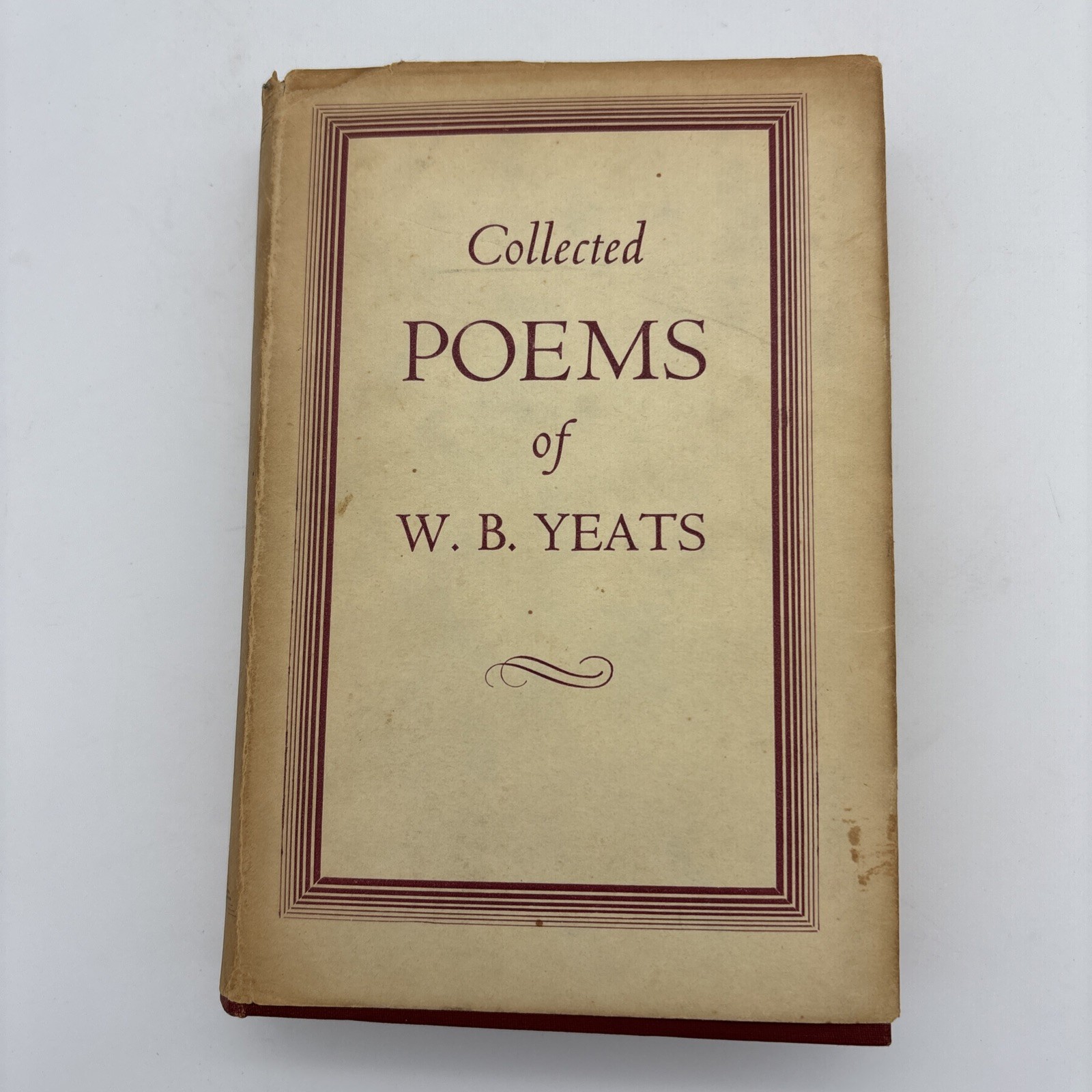 Collected Poems W B Yeats Reprint 1955 Macmillan Dust Jacket VG