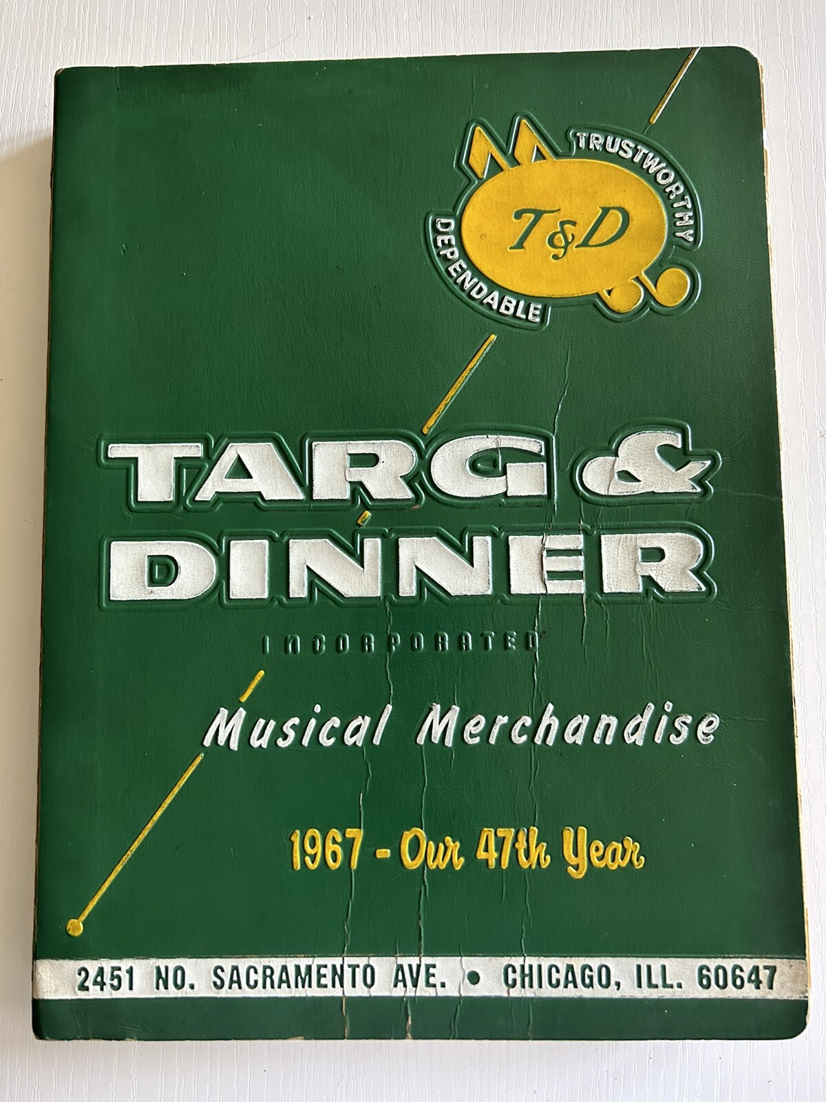Vtg Targ & Dinner Catalog 1967 Musical Merchandise Soft Cover Book 1A83