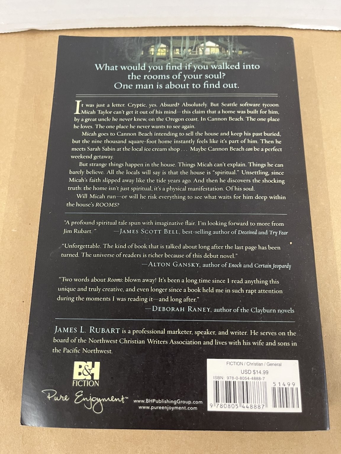 ROOMS James L. Rubart Novel Christian Fiction Spiritual Mystery