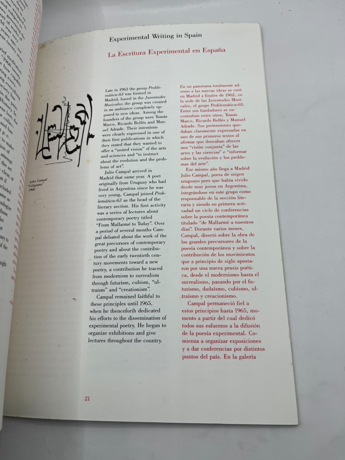 Poe(li)tical Object ~ Experimental Poetry From Spain, 1989 exhibition concrete