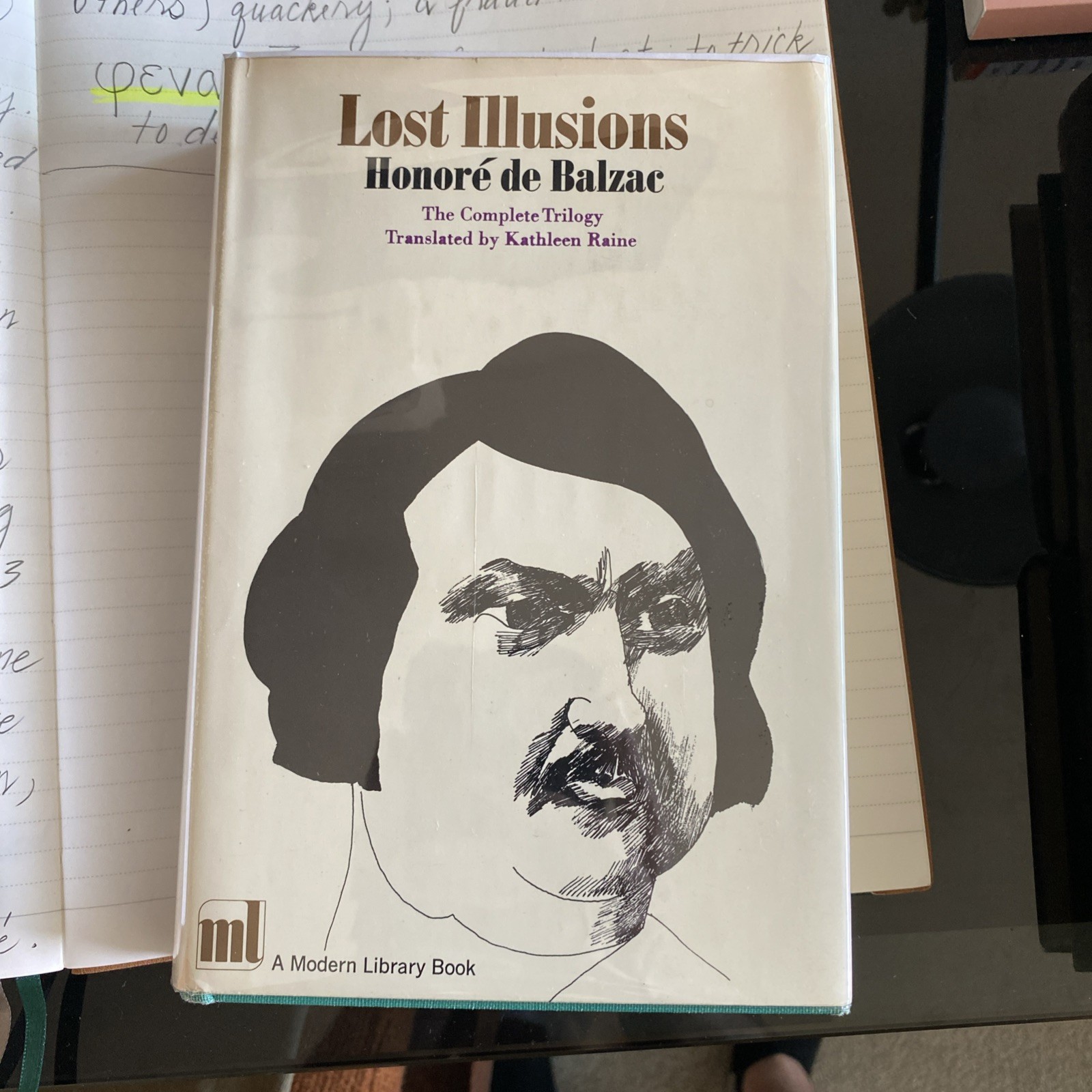 Balzac, Lost Illusions, Modern Library Hardcover 1967, Mylar Protected