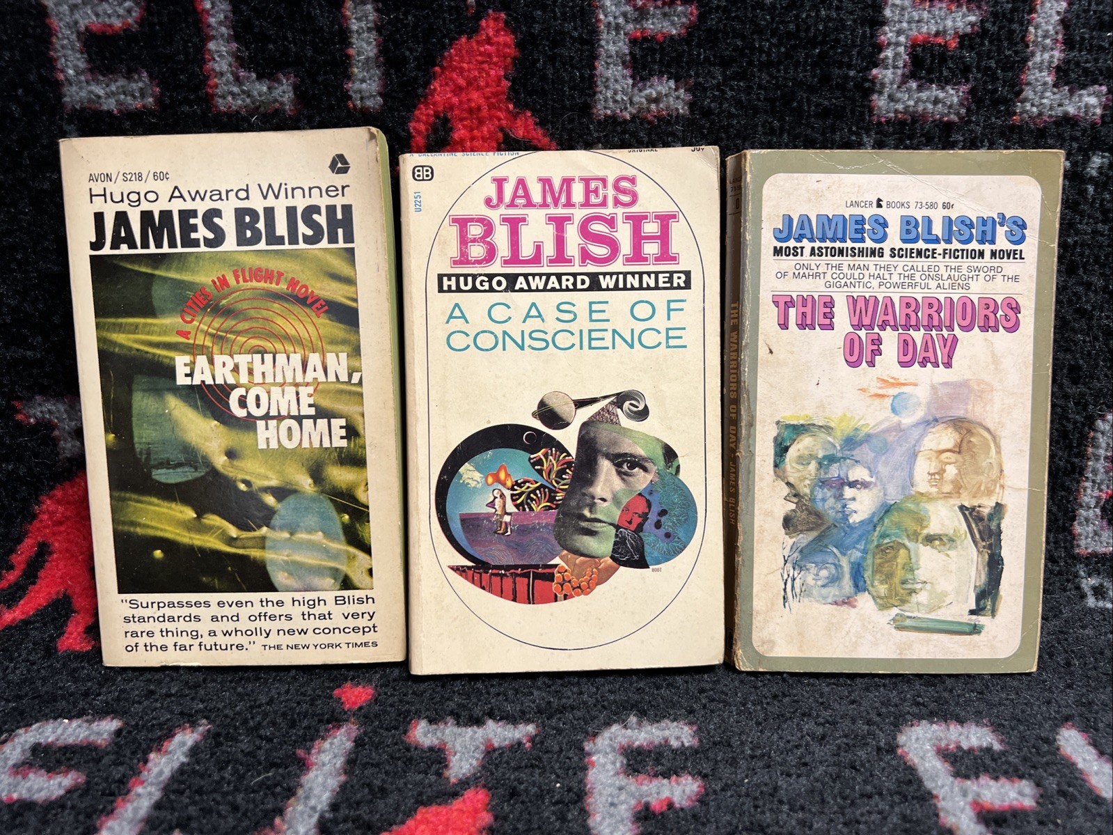 James Blish Paperback Book lot of 3- Earthman Come Home. Case Of Conscience Day