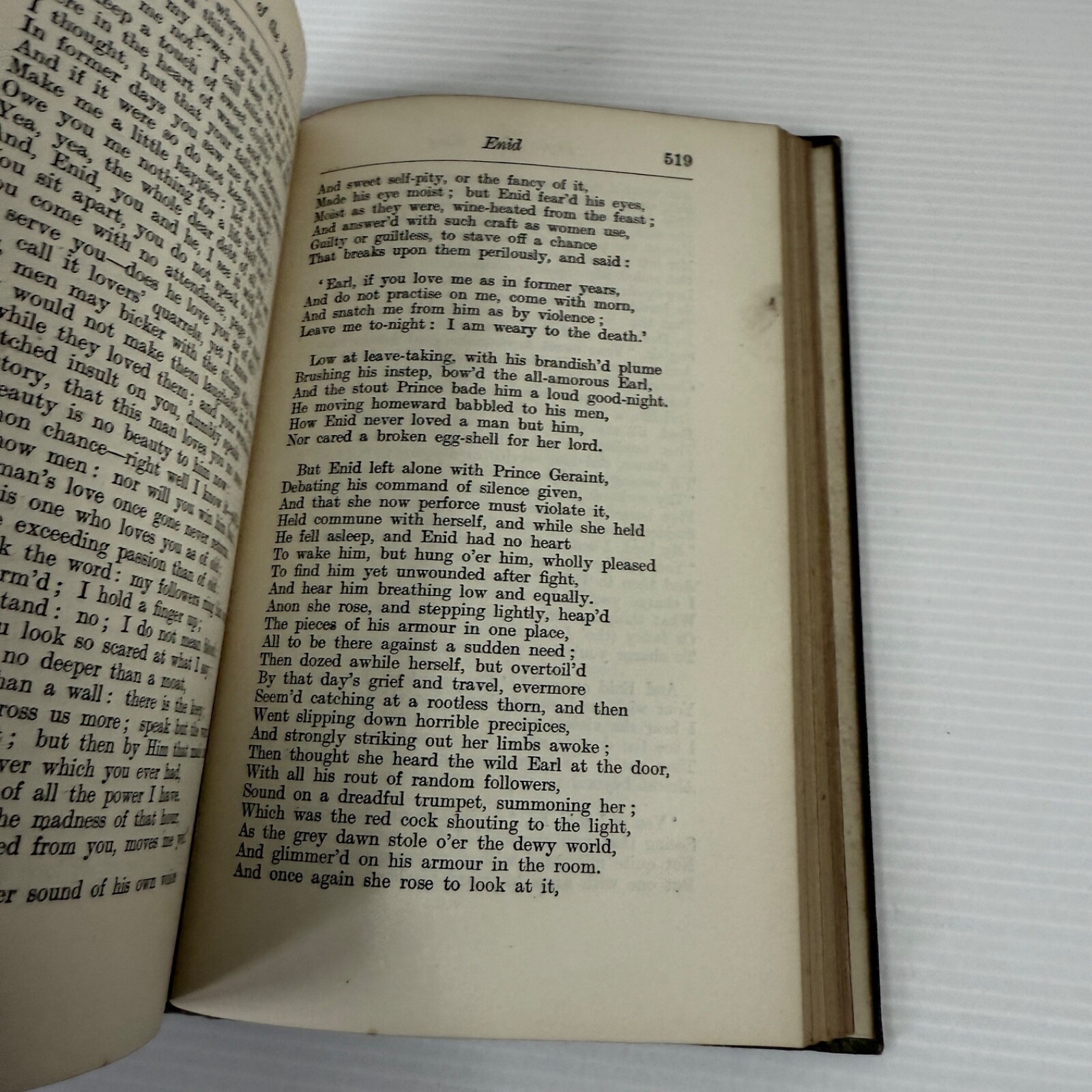 Poems Of Tennyson Oxford Ed. 1904 Henry Frowde Antique Hardcover Poetry Book