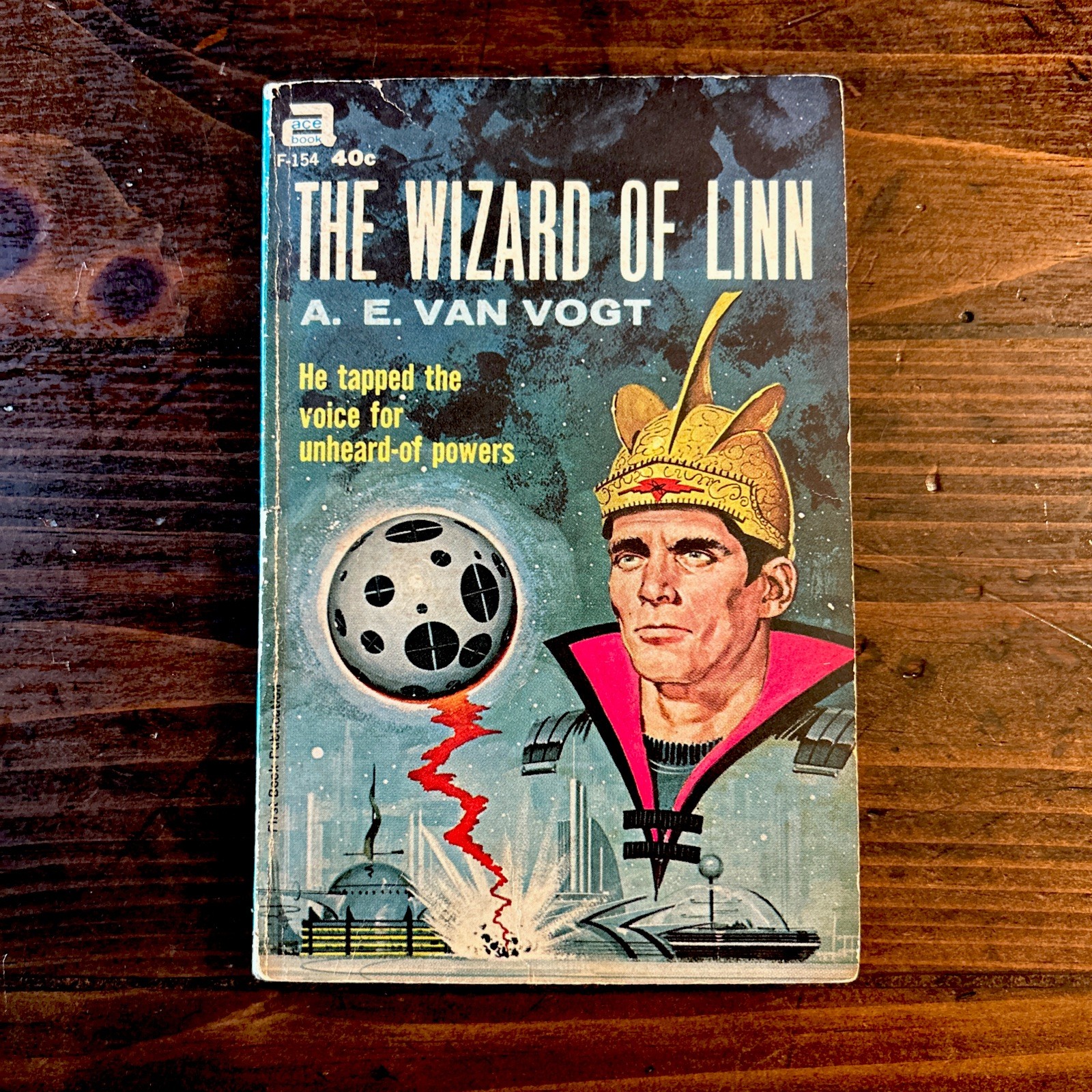 The Wizard Of Linn By A.E. Van Vogt 1962 PB Science Fiction Ace Book 60’s VTG