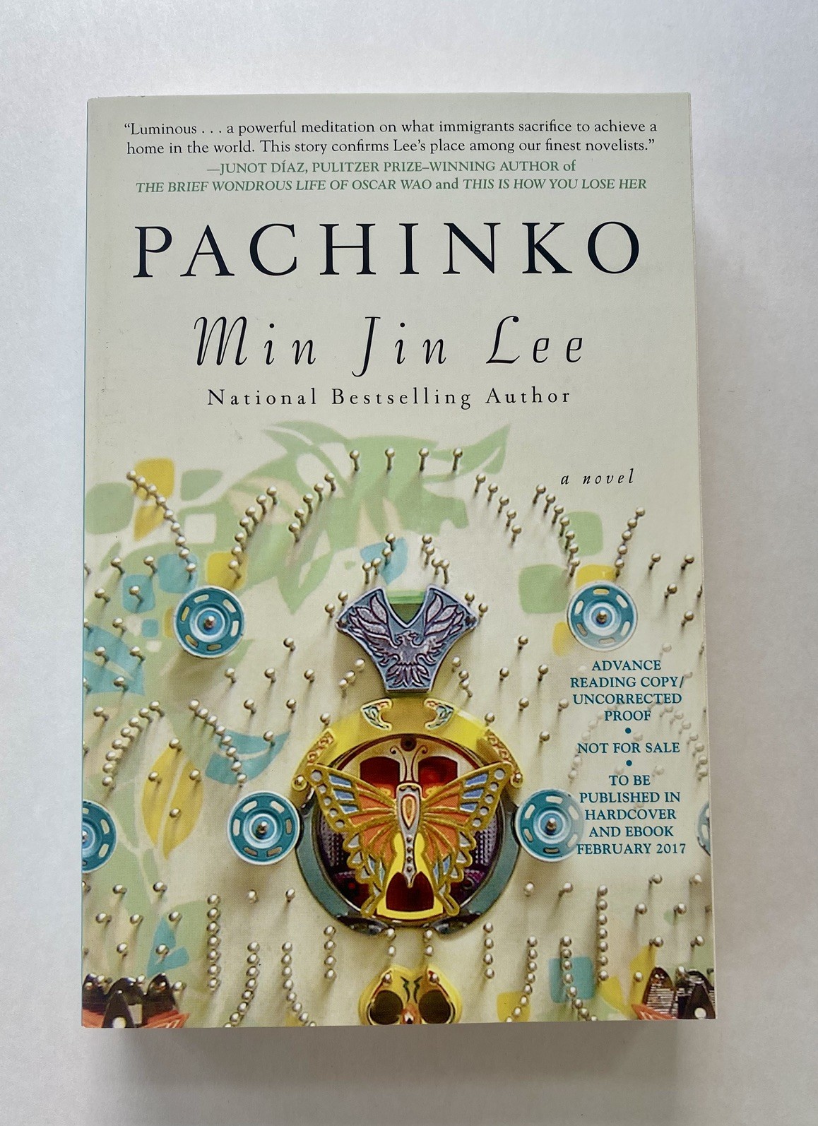 Pachinko – Min Jin Lee ~ ARC Uncorrected Proof