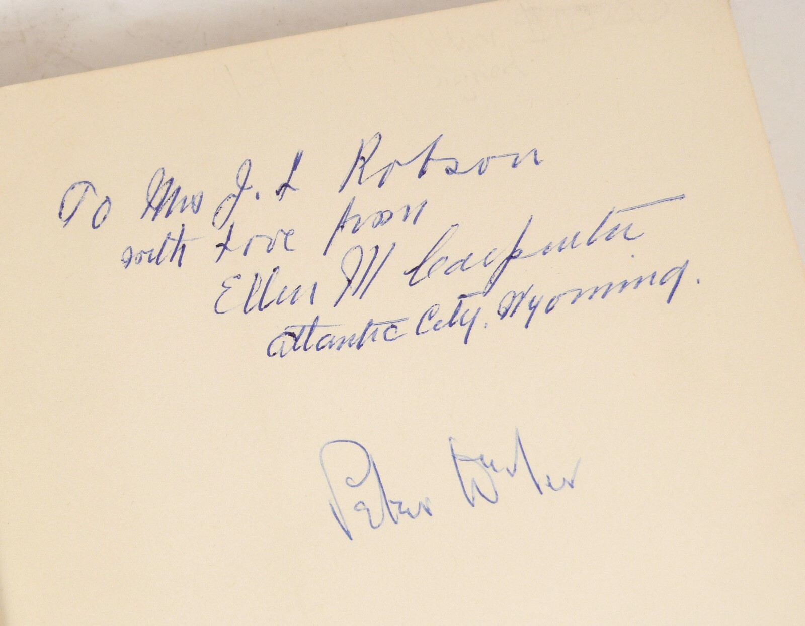 Beyond A Big Mountain by Peter Decker *Signed* Hastings House DJ ©1959 1st/1st