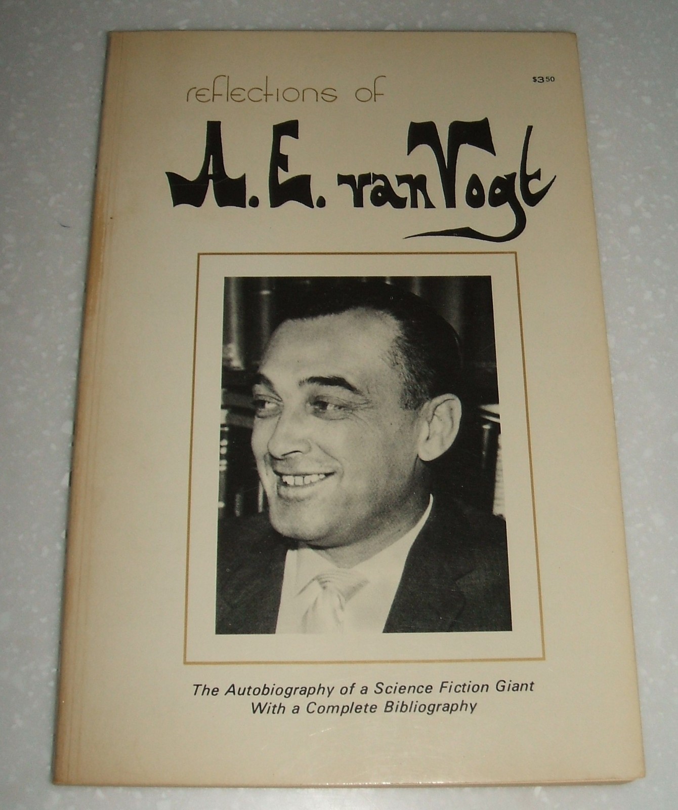 Reflections of A.E. van Vogt by A.E. van Vogt 1975 First Edition, Signed