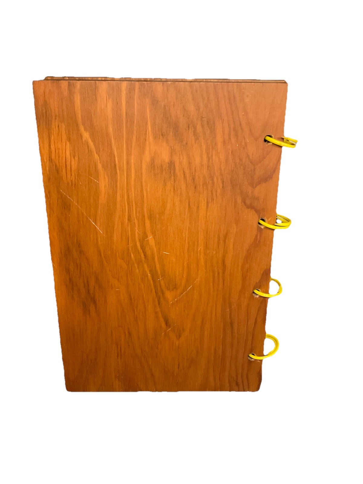 Vintage 1965 Southern Cookbook Wood Cover Fine Old Dixie Recipes Kitchen Decor