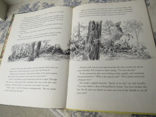 Vtg. 1953 Adventures of Robin Hood by Eleanor Graham Vance Childrens Book