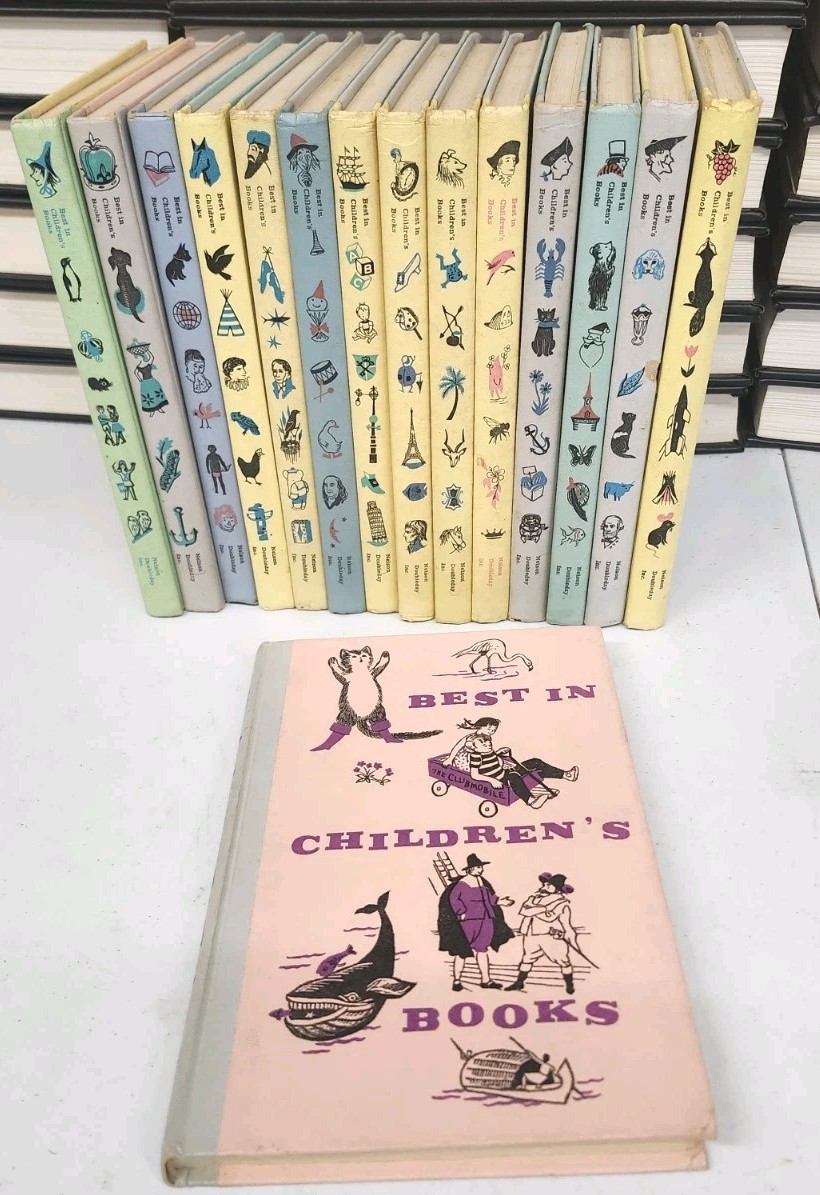 Vintage Set of 15———- Vintage Best in Children’s Books Nelson Doubleday Inc.