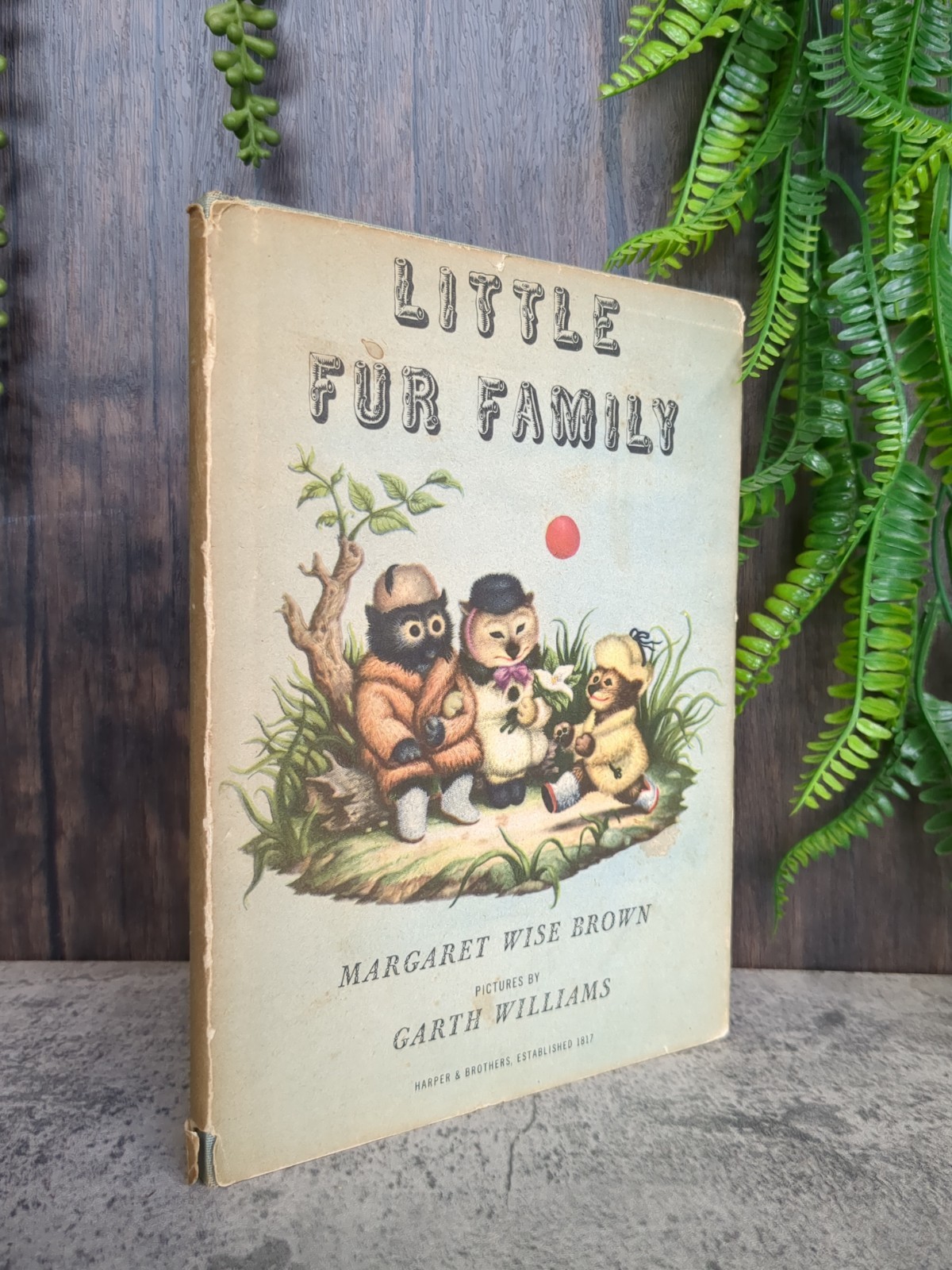 Little Fur Family Margaret Wise Brown 1946 – Harper & Brothers – DJ – Illus.