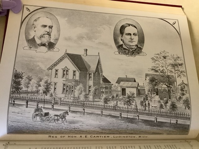Michigan History Manistee County Mason Oceana 1882 Biographies Illustrations