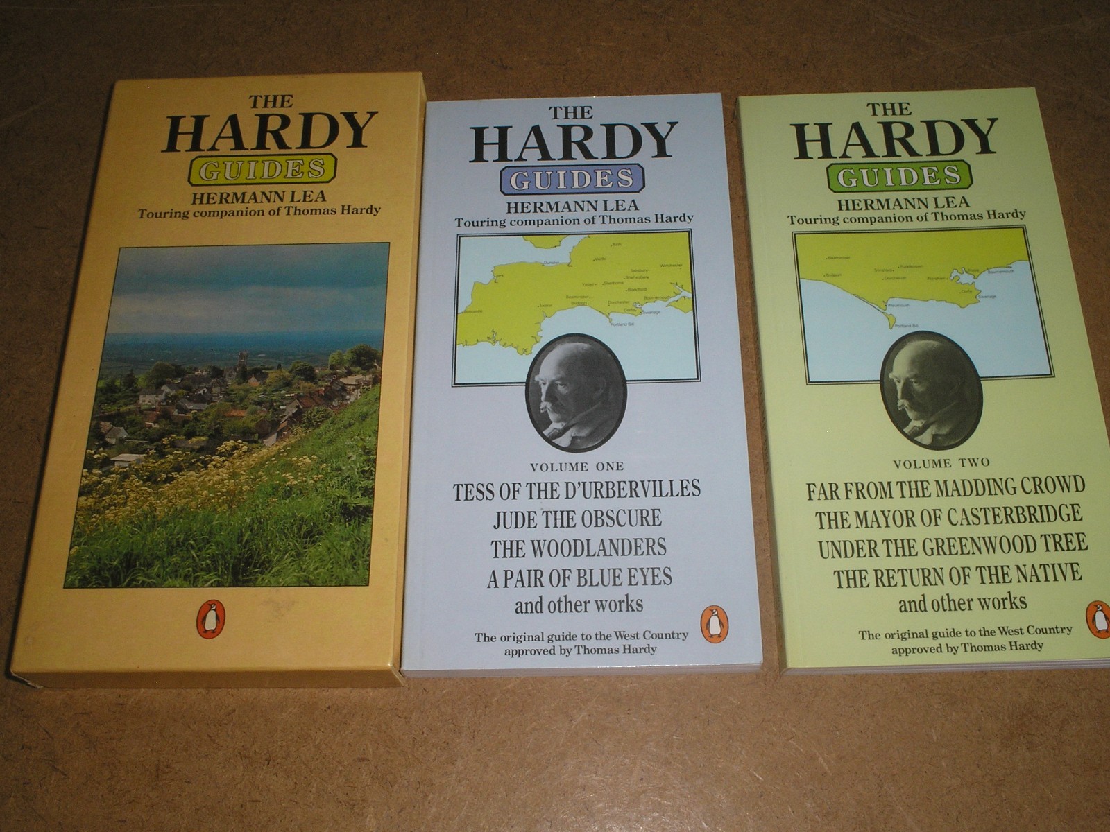 THE HARDY GUIDES – HERMANN LEA – VOLS 1 AND 2 – 1986 ILLUSTRATED IN SLIPCASE