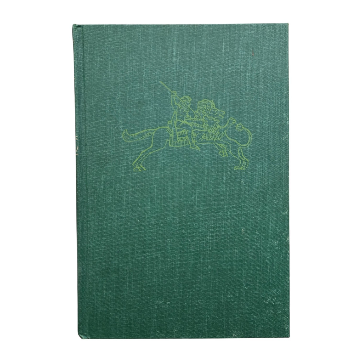 Set Of 3 Emerald Green Old Vintage Antique Rare Hardcover Books