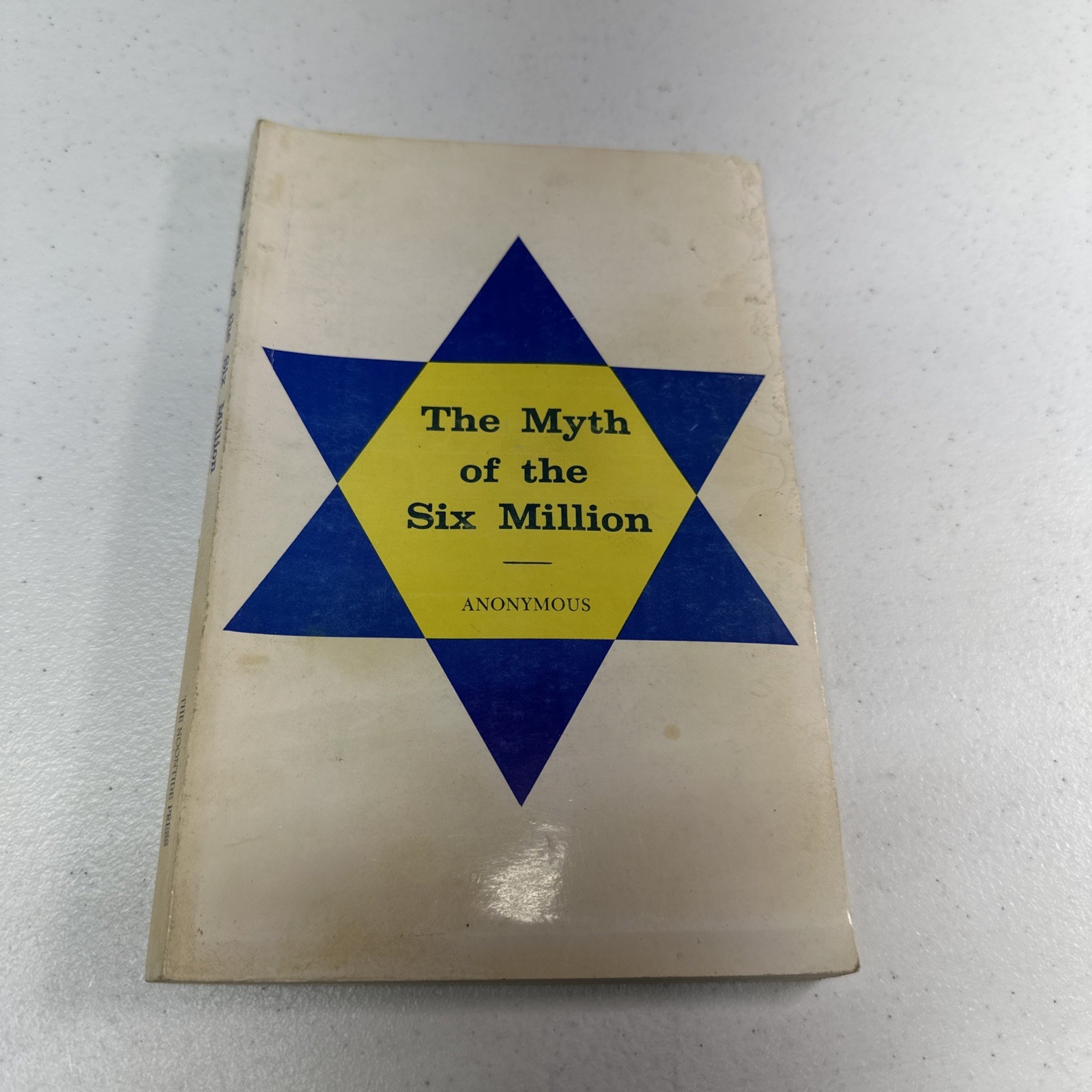 THE MYTH OF THE SIX MILLION by Noontide Press, Rare Conspiracy, 1969 print