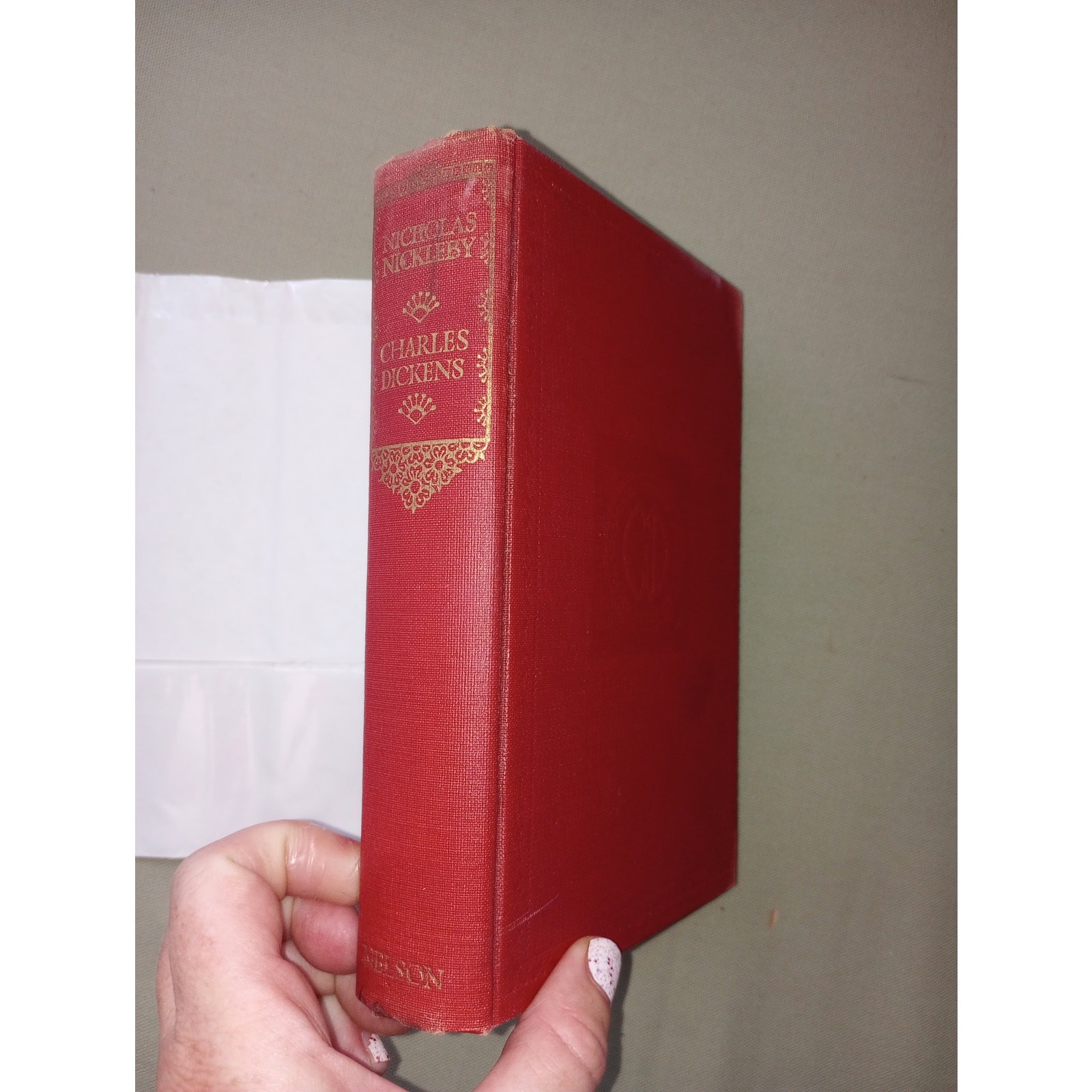 Antique Nicholas Nickleby Charles Dickens Illustrated Claud Lovat Fraser Art DJ