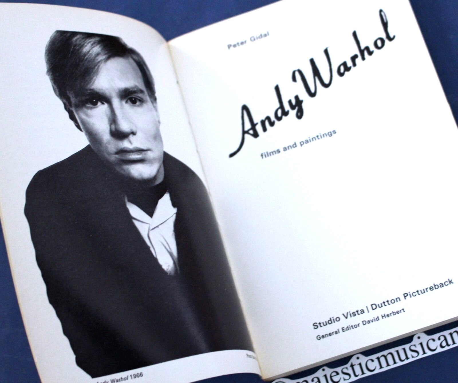 FIRST EDITION ANDY WARHOL FILMS AND PAINTINGS BOOK FIRST EDITION 1971 EX+ RARE