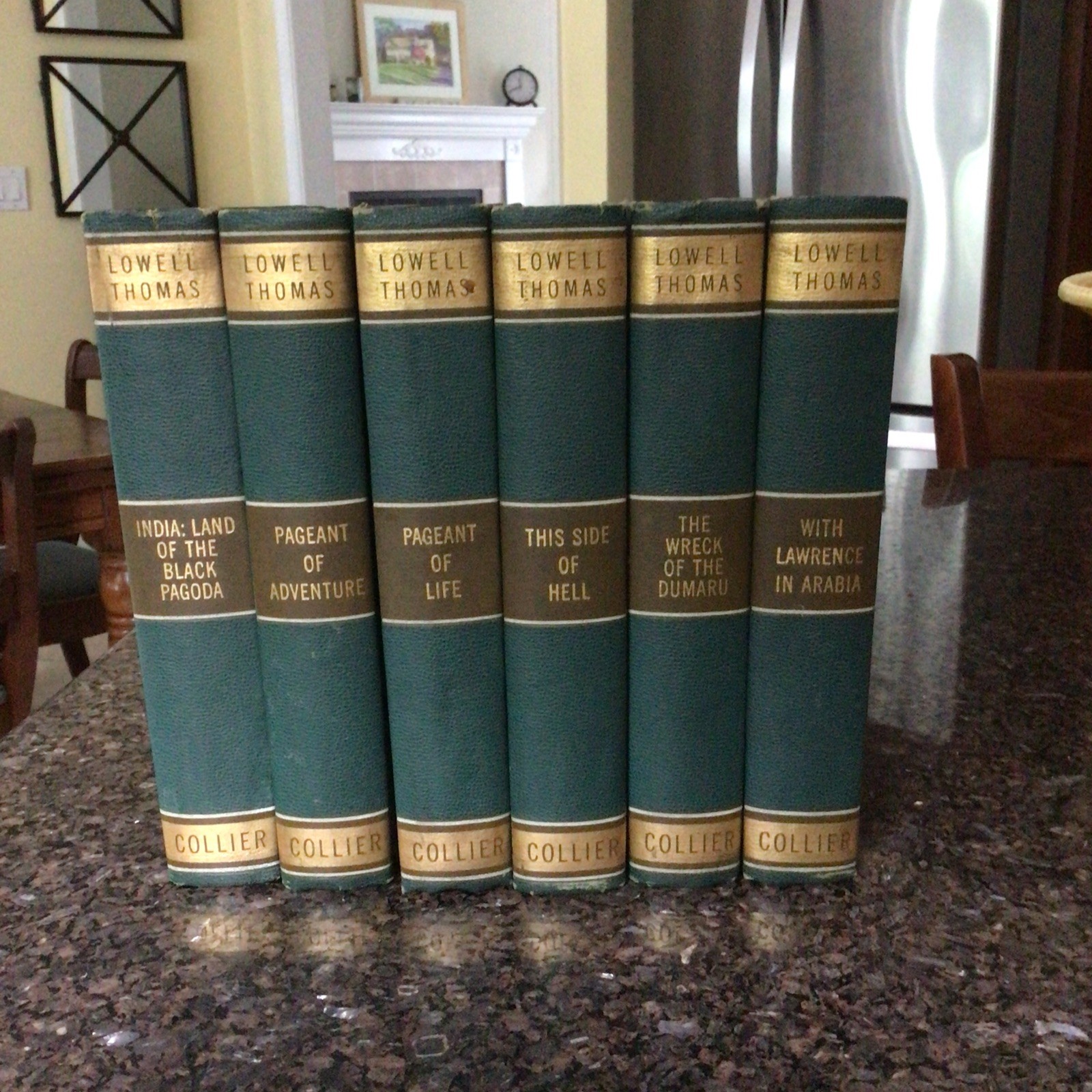 Lowell Thomas Adventure Library 6 Volume Hardcover Book Set by Lowell Thomas