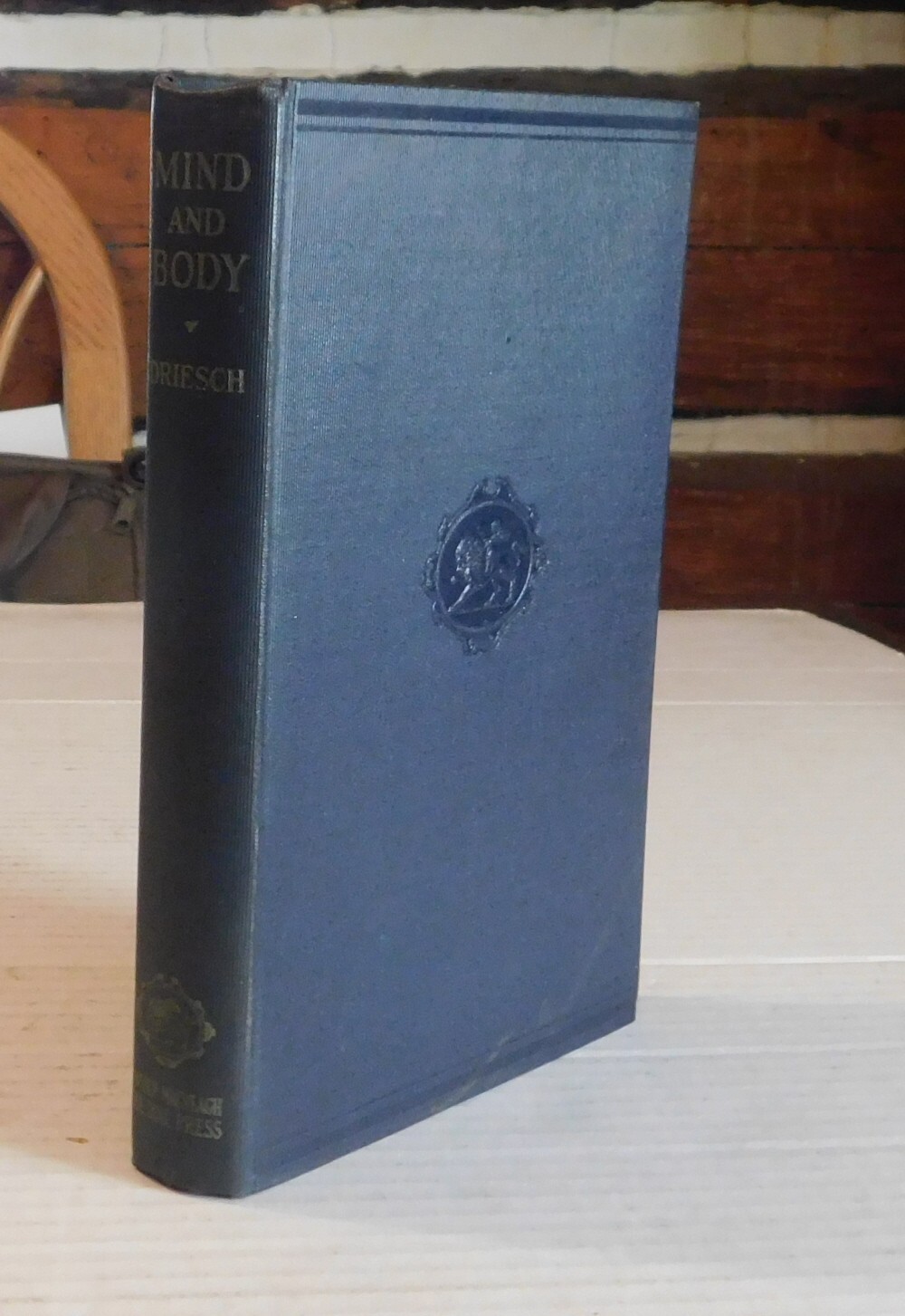 1927 1st MIND AND BODY w/ LETTER from translator THEO BESTERMAN to the publisher