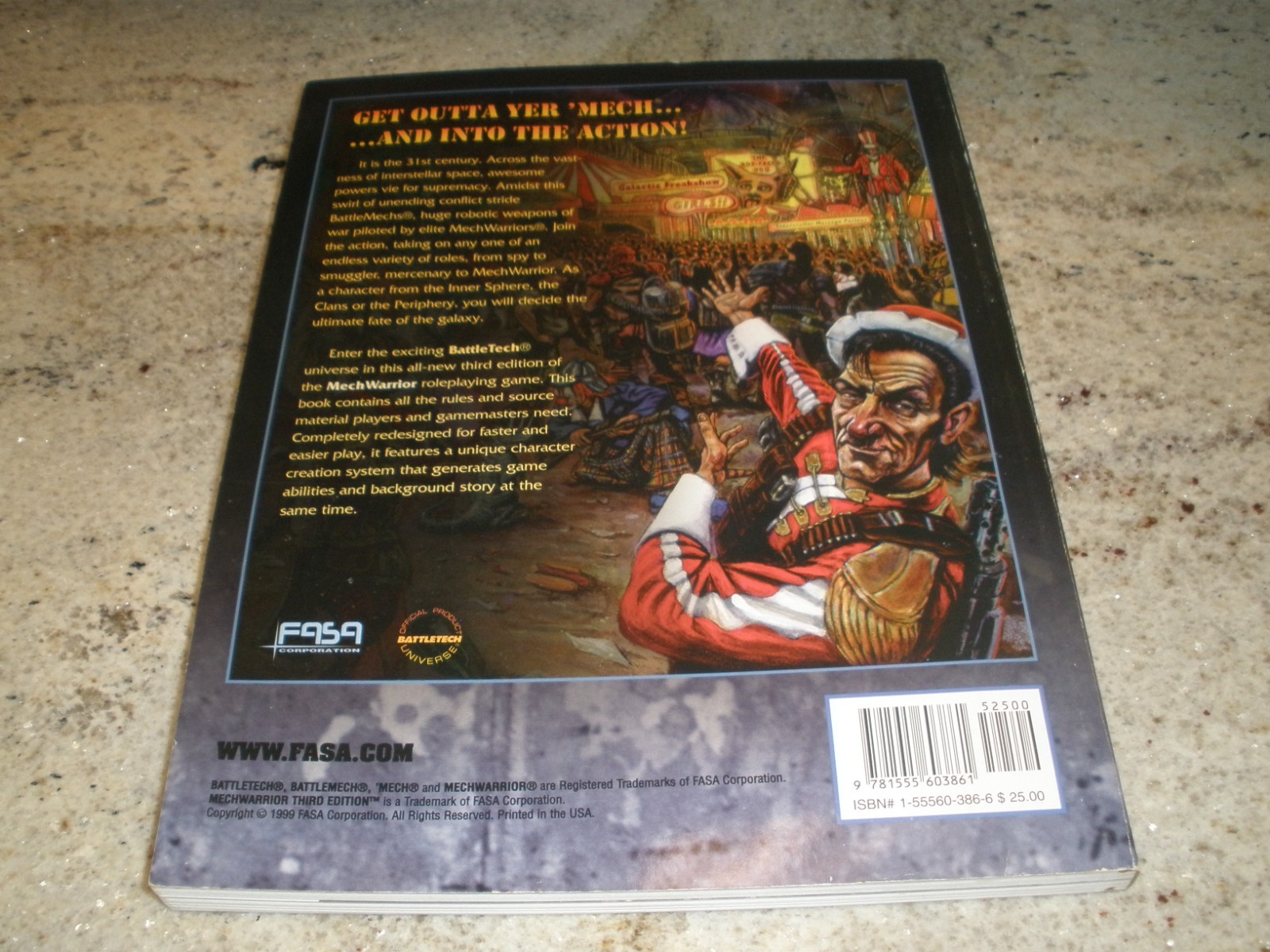 FASA Battletech MECH WARRIOR THIRD EDITION BOOK #1715