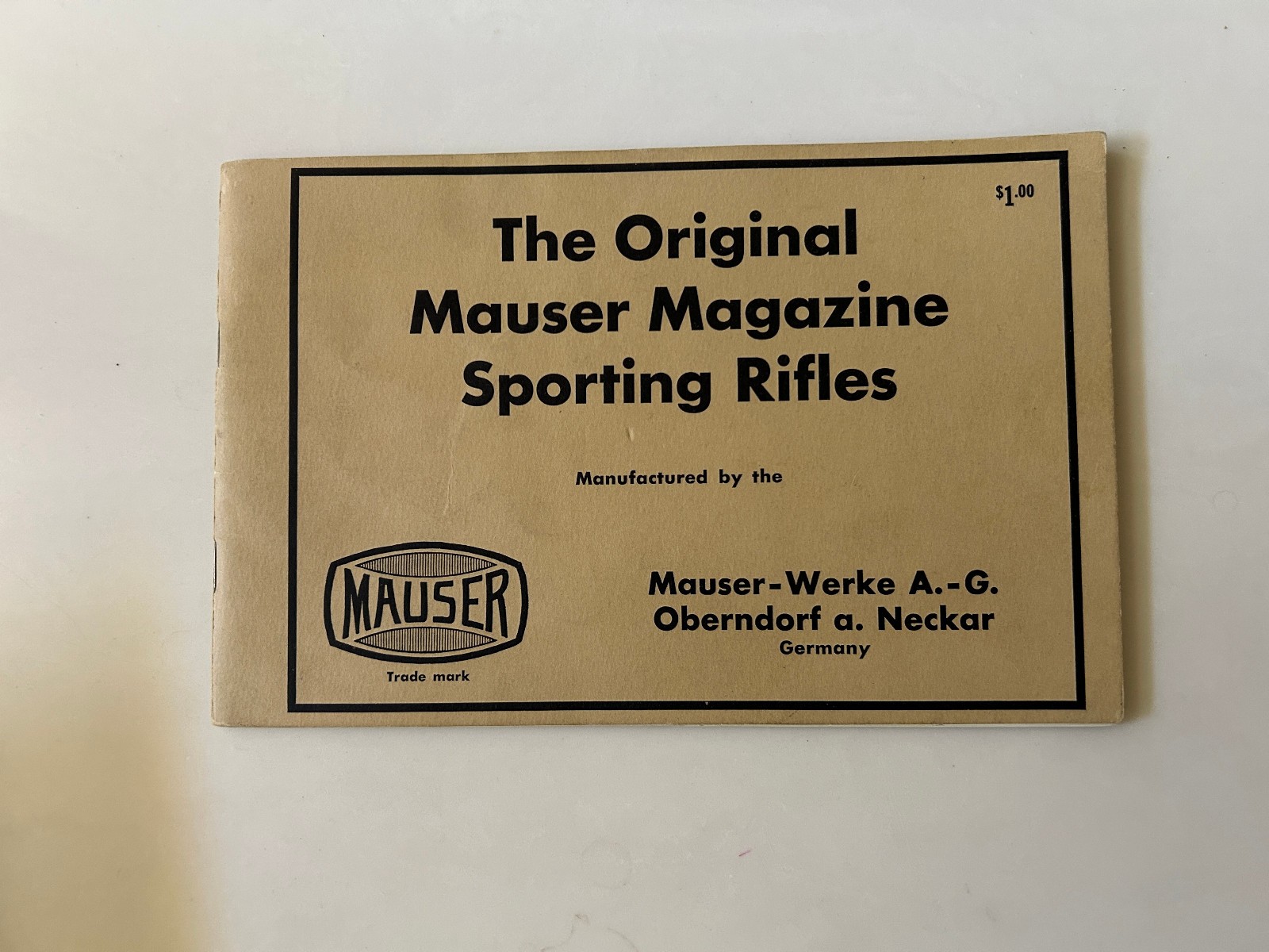 Genuine Mauser Magazine Sporting Rifle