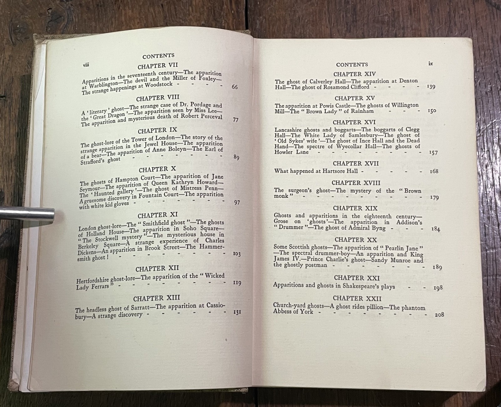 MYSTERY AND LORE OF APPARITIONS – Thompson, 1st 1930 – GHOSTS, SPIRITS, PHANTOMS