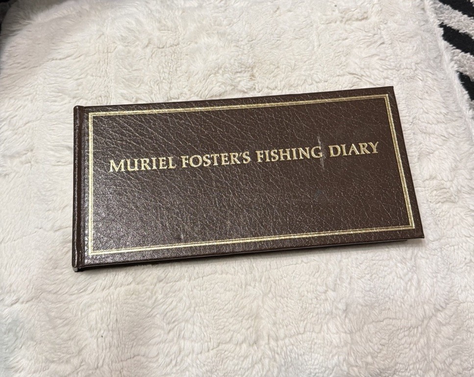 Muriel Foster’s Fishing Diary 1980 Viking Press Illustrated Hardcover HC