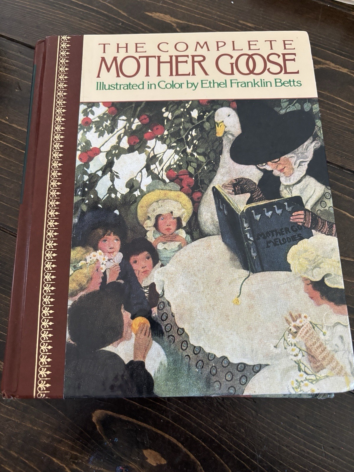 1987 THE COMPLETE MOTHER GOOSE Color Plates Ethel Franklin Betts Hardcover