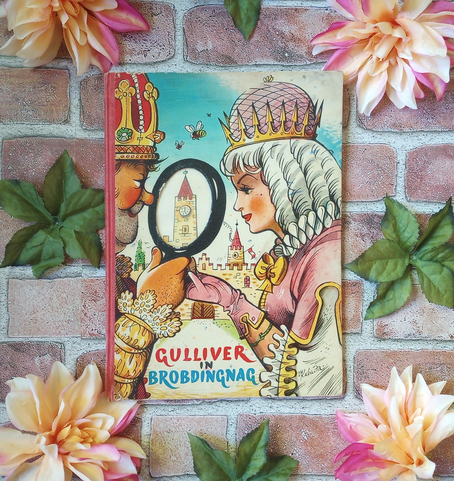 Vintage Gulliver in Brobdingnag Hardcover Book By V. Kubašta Westminster Books
