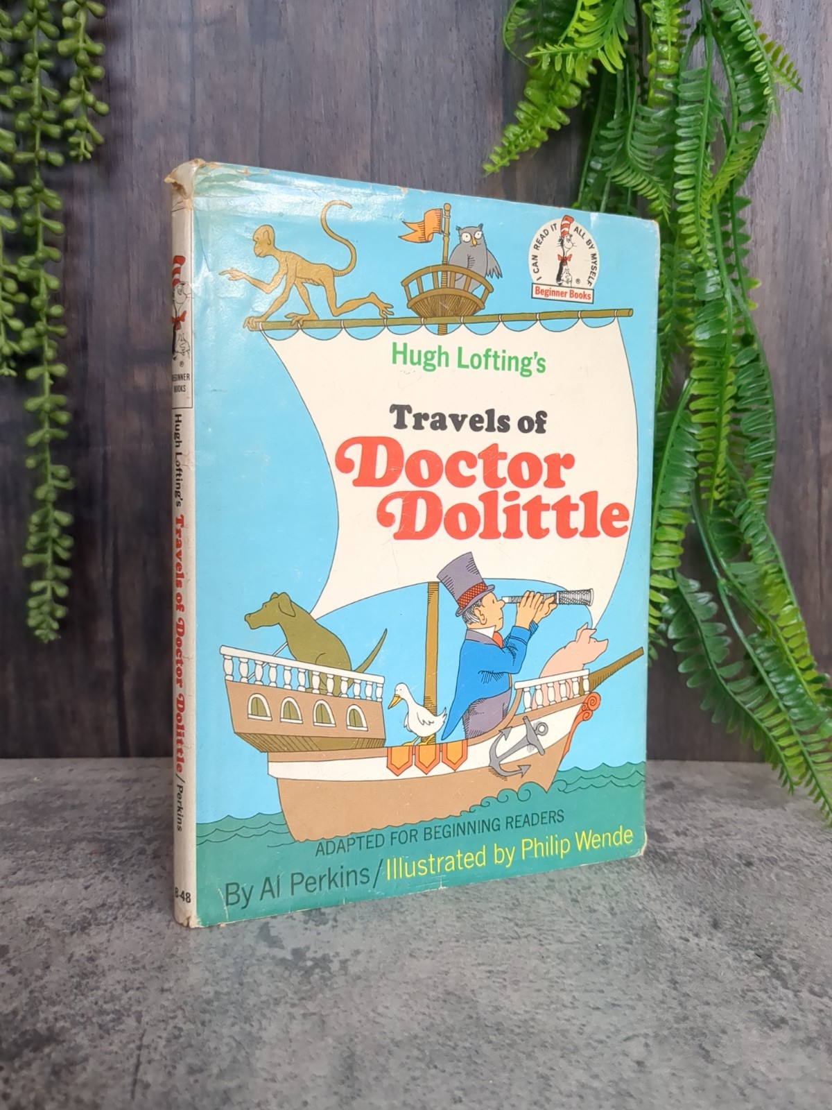 Hugh Lofting’s Travels of Doctor Dolittle Al Perkins 1967 Illustrated W/ DJ