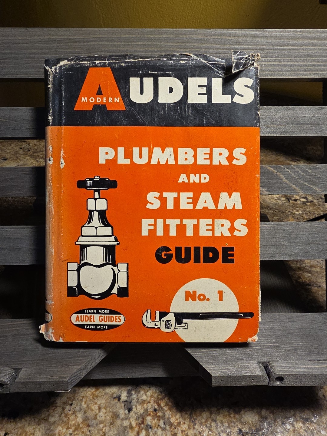 Audels Gas Engine Manual, Theo Audel and Company, 1963, HC/DJ, Collectible
