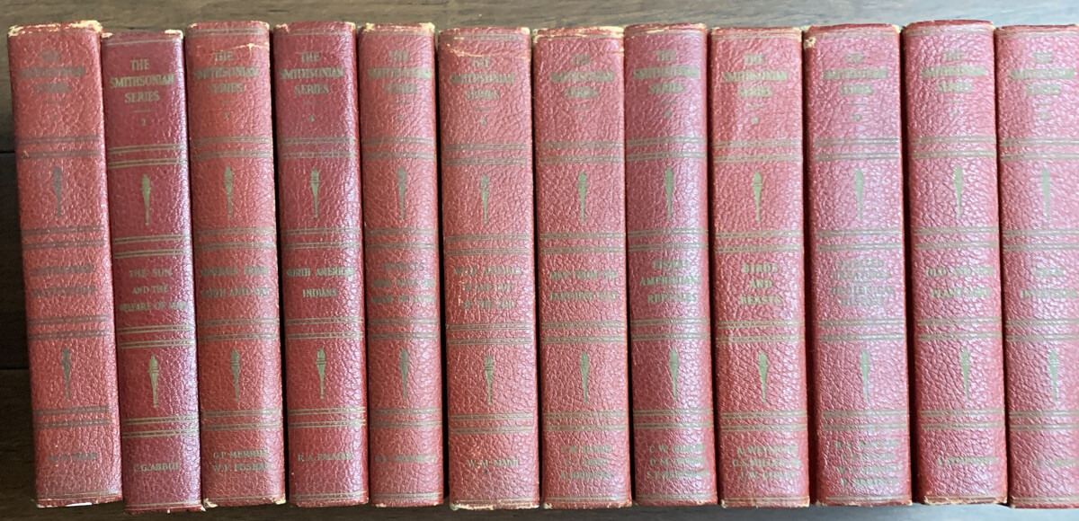 1944 The Smithsonian Institution Scientific Series 12 Volumes Complete