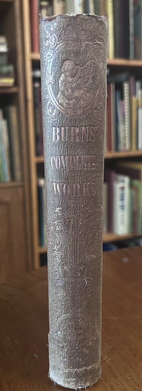 1851 The Complete Works Of Robert Burns Appleton Leather Cunningham VG