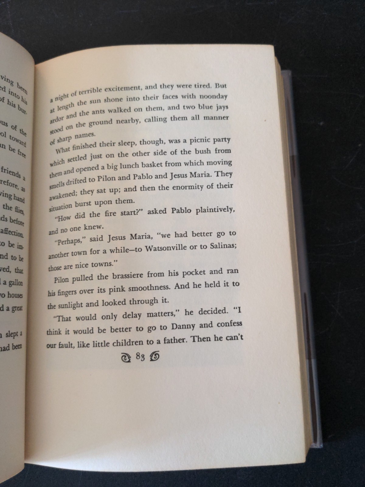 TORTILLA FLAT John Steinbeck 1935, Hardcover, Collier VG+
