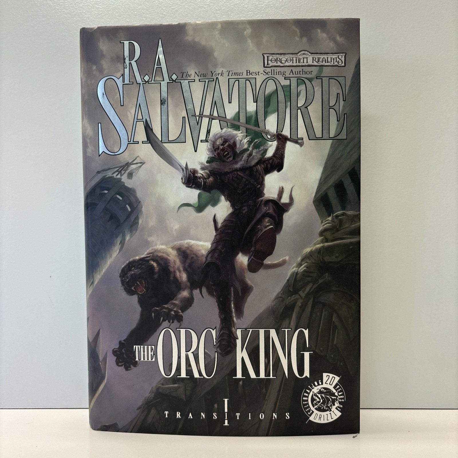 R.A. Salvatore THE ORC KING Hardcover First Printing Transitions Forgotten Realm