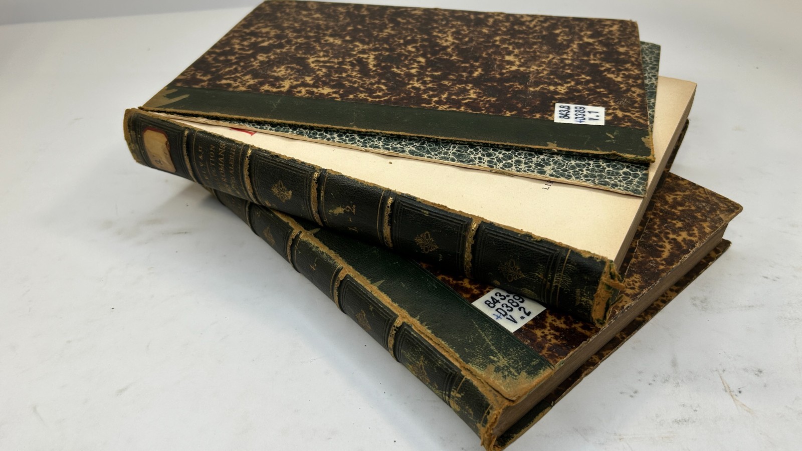 [2 Volumes] Alfred Delavu Collection Des Romans De Cehvaleria, 1869