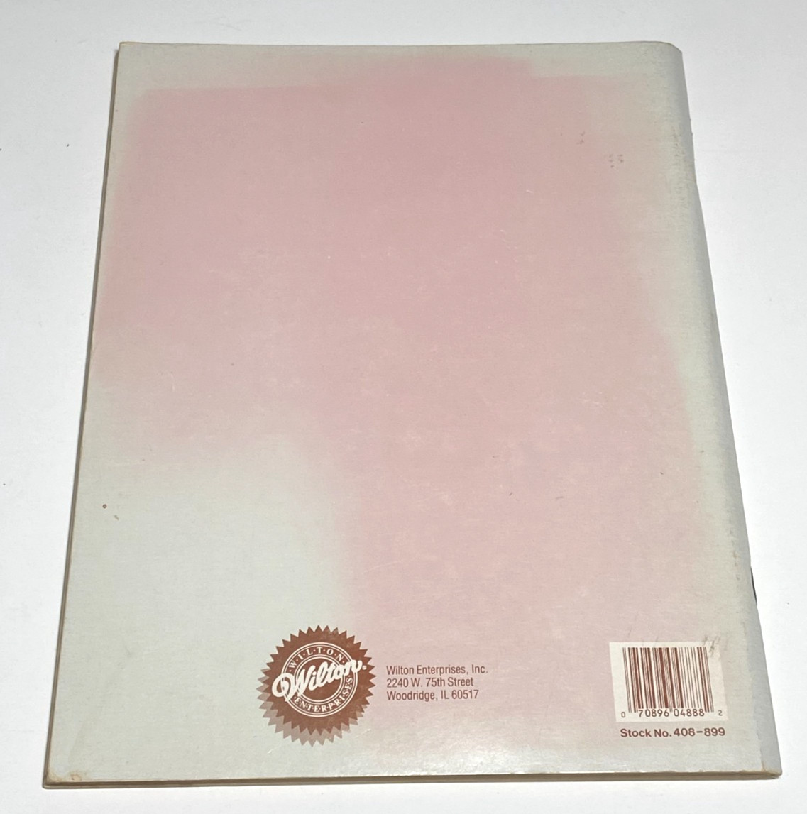 Cake Decorating Wilton Pattern Book Easy to Transfer to Cakes 1989 VTG Paperback