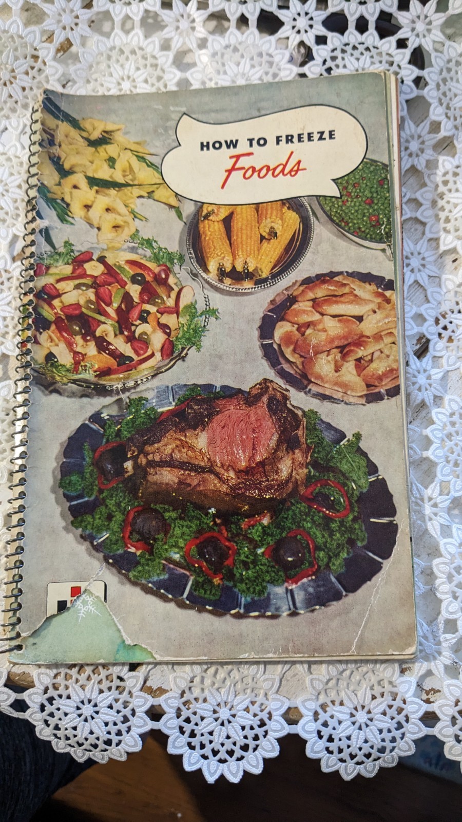 1951 INTERNATIONAL HARVESTER HOW TO FREEZE FOODS SPIRAL BOUND COOKBOOK